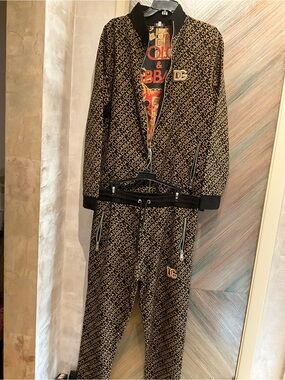 Dolce & Gabbana Black and Gold Logo Pullover
